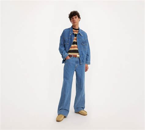 levi flared jeans|levi's flare jeans men's.